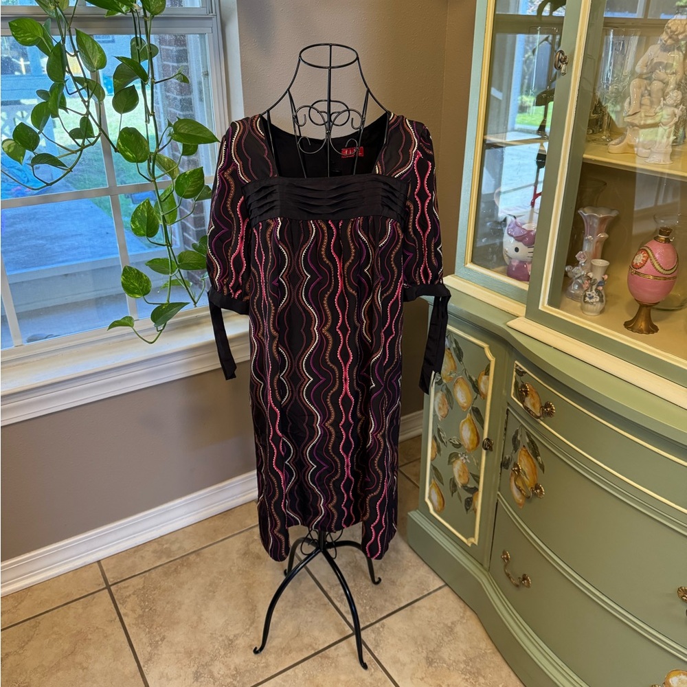 Y2K brown and pink Elle dress